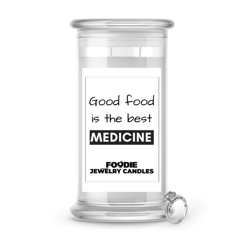 Good food is the best food | Foodie Jewelry Candles