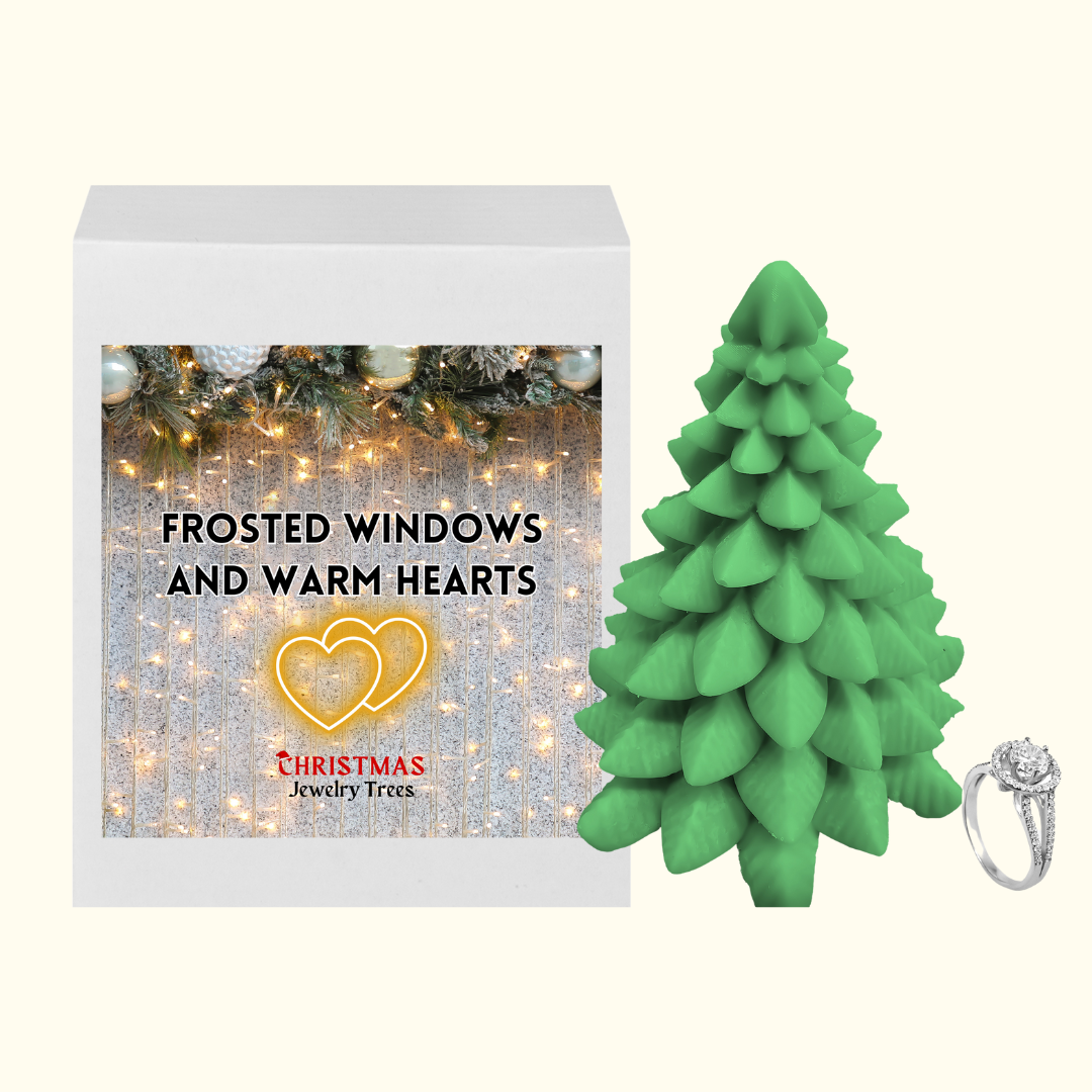 Frosted Windows and Warm Hearts | Christmas Jewelry Tree