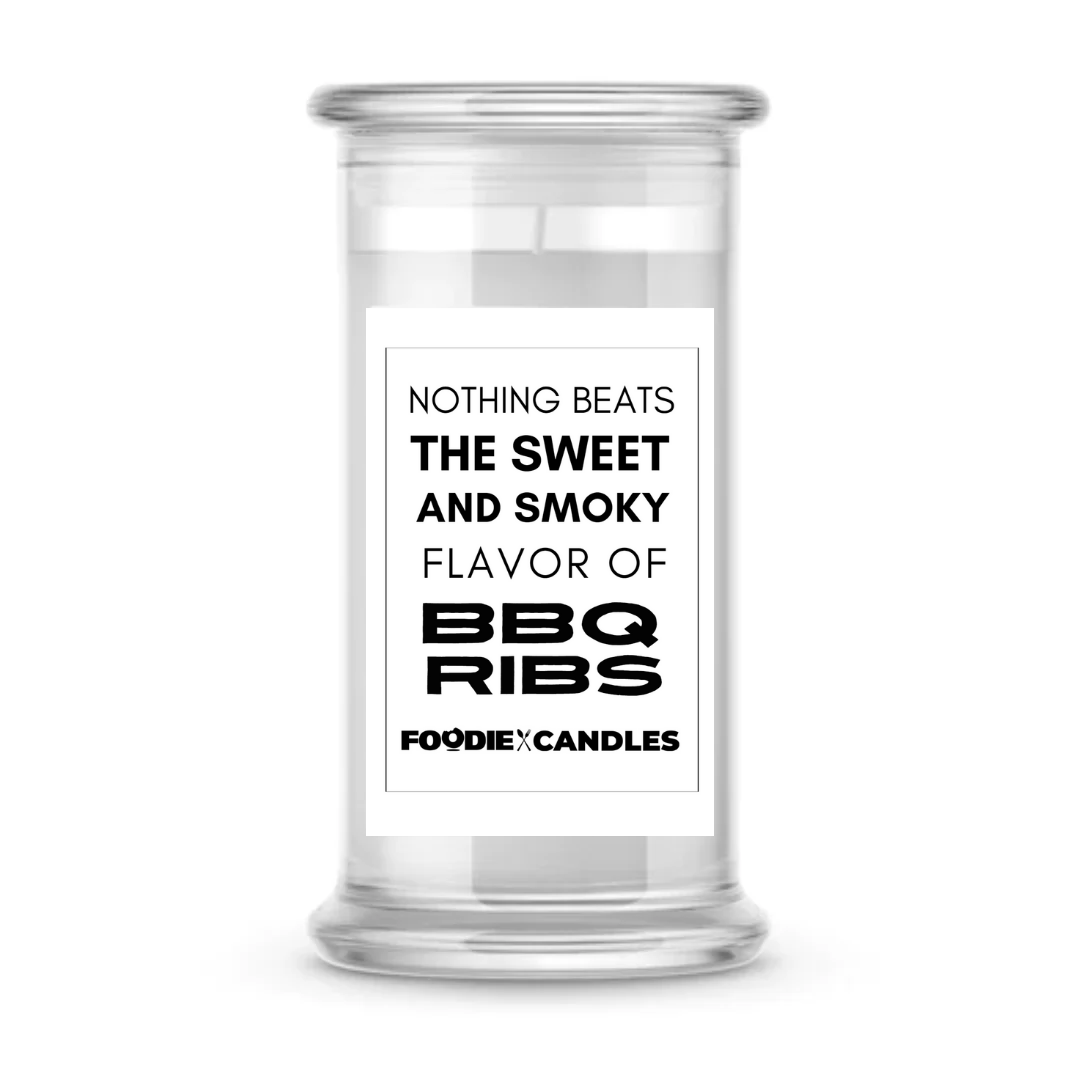 Nothing beats the sweet and smoky flavours of BBQ ribs | Foodie Candles