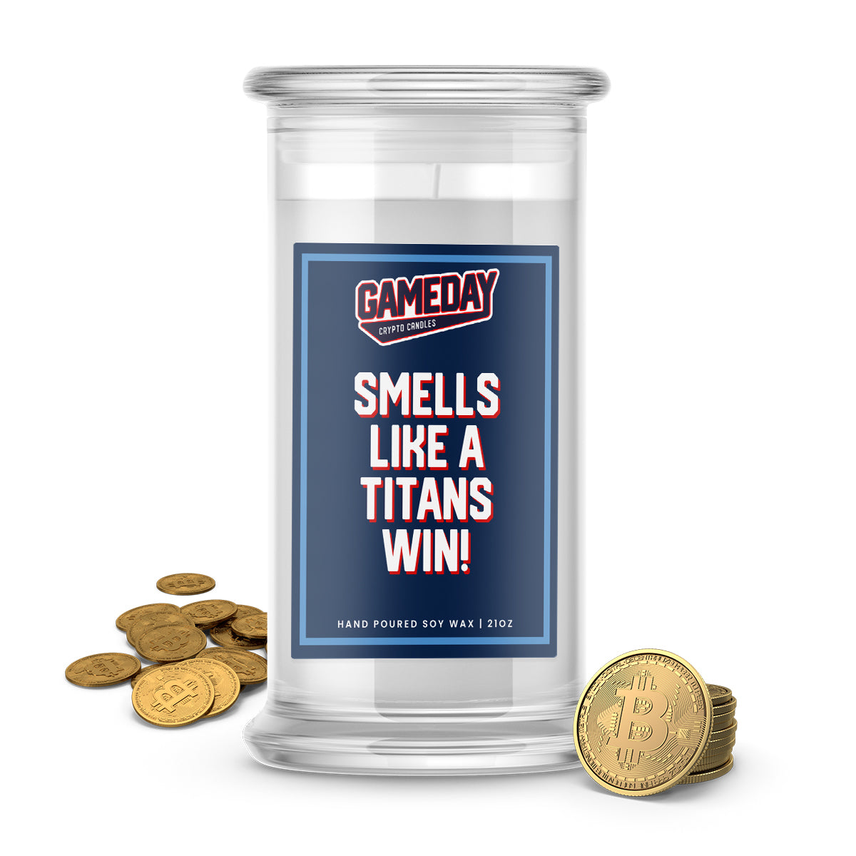 Tennessee Titans Game Day Crypto Candle