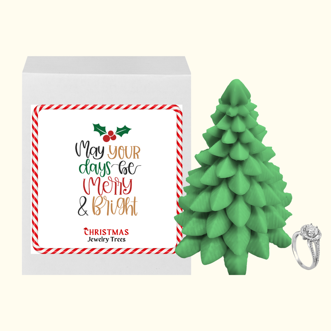 May Your Days be Merry and Bright | Christmas Jewelry Tree