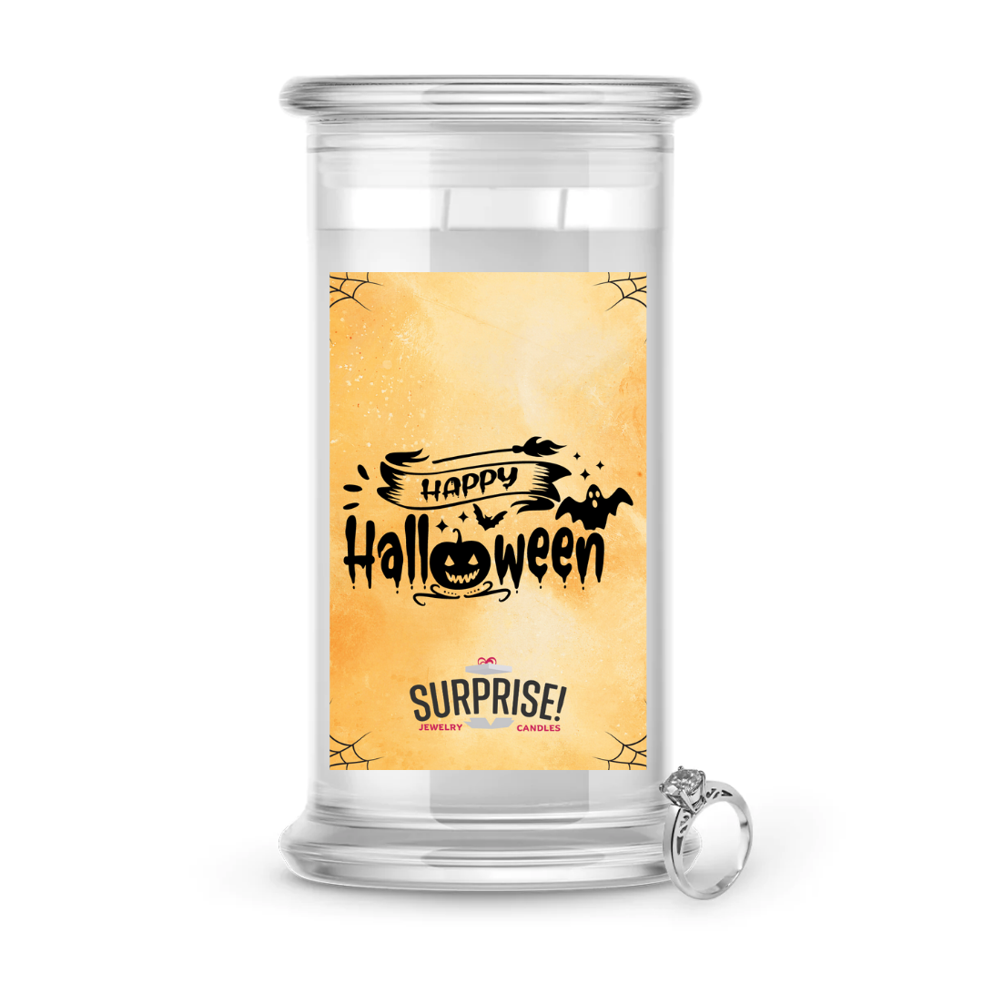 HAPPY HALLOWEEN HALLOWEEN JEWELRY CANDLE