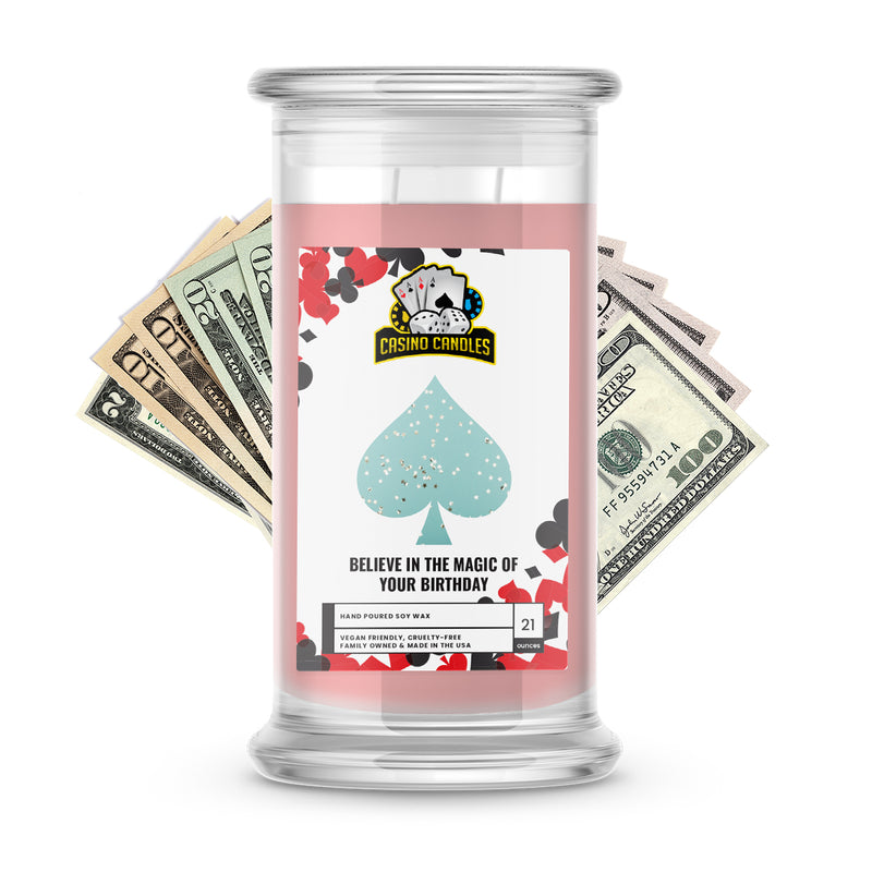 Believe in the Magic of Your Birthday | Cash Casino Candles
