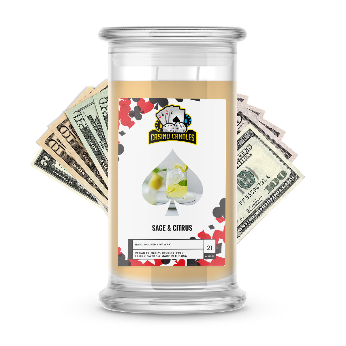 Sage & Cirtus | Cash Casino Candles