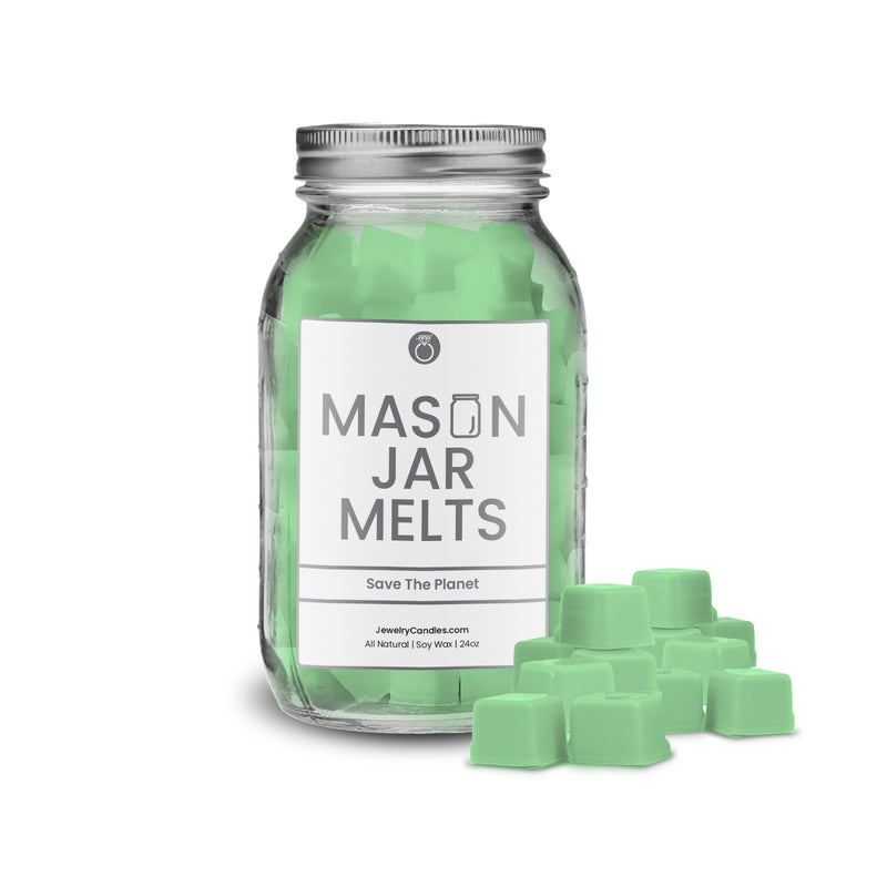 Save the planet | Mason Jar Wax Melts