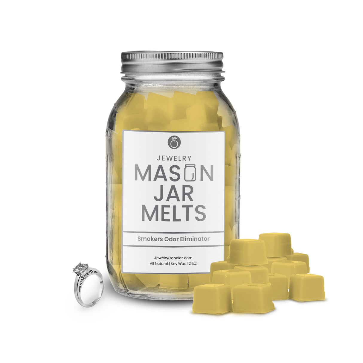 Smokers odor  Eliminator | Mason Jar Jewelry Wax Melts