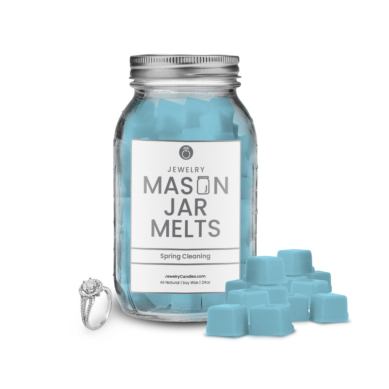 Spring cleaning | Mason Jar Jewelry Wax Melts