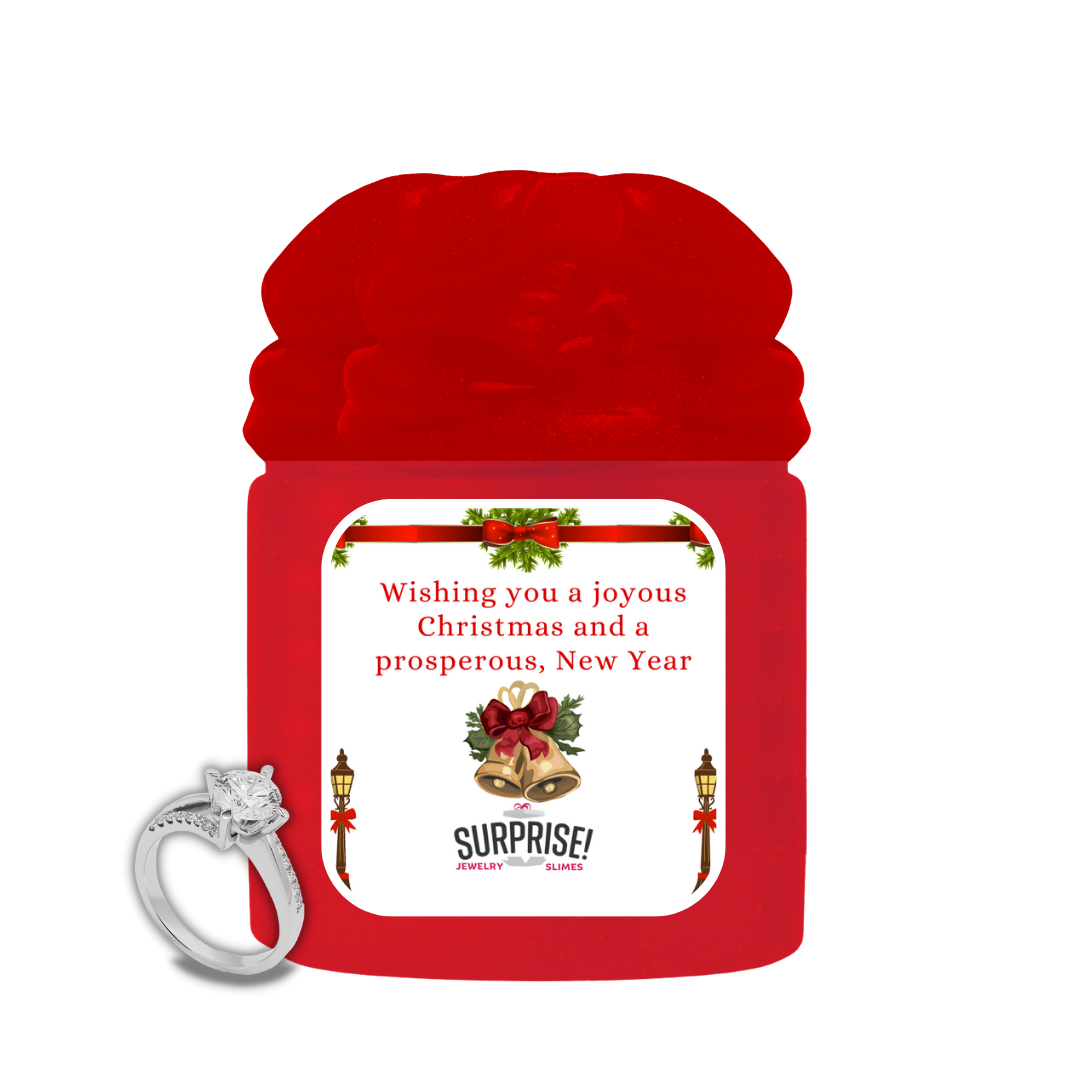 WISHING YOU A JOYOUS CHRISTMAS AND A PROSPEROUS, NEW YEAR MERRY CHRISTMAS JEWELRY SLIME