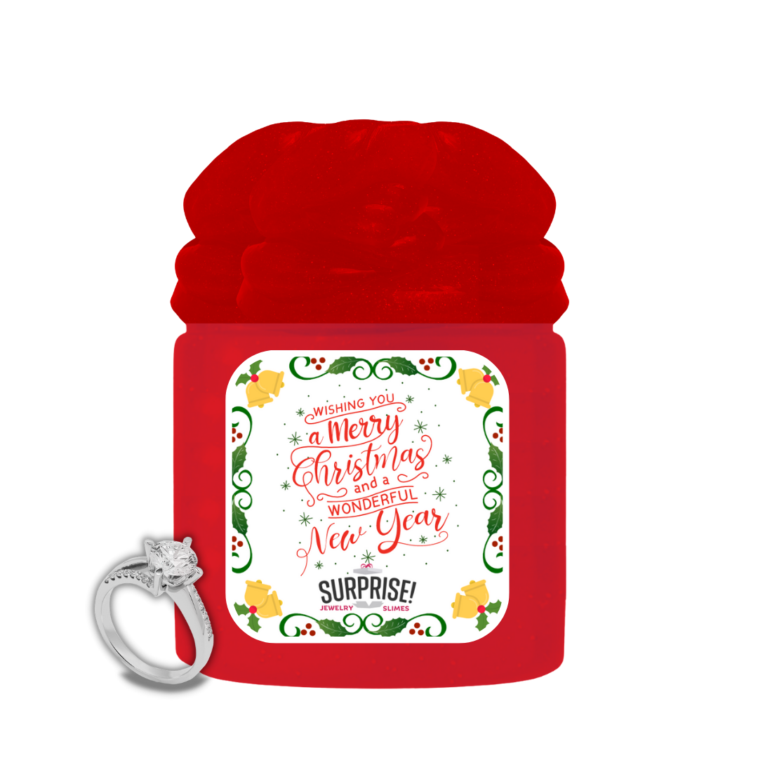 WISHING YOU A MERRY CHRISTMAS AND A WONDERFUL NEW YEAR MERRY CHRISTMAS JEWELRY SLIME