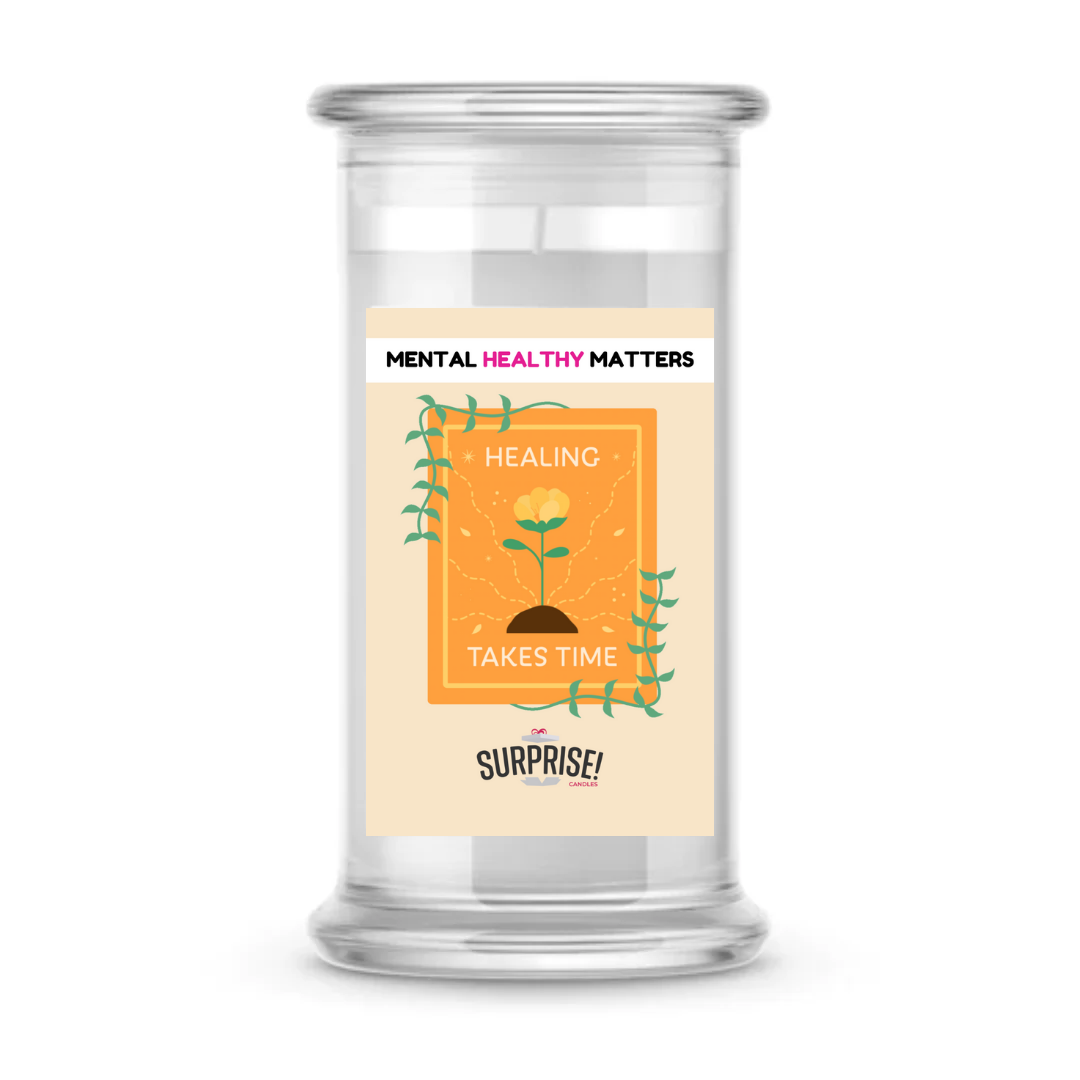HEALING TAKES TIME | MENTAL HEALTH CANDLES