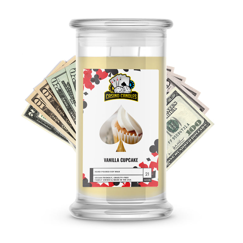 Vanilla Cupcake |  Cash Casino Candles