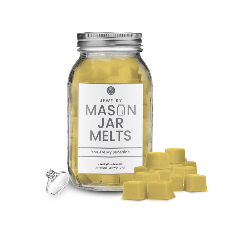 You are my Sunshine | Mason Jar Jewelry Wax Melts