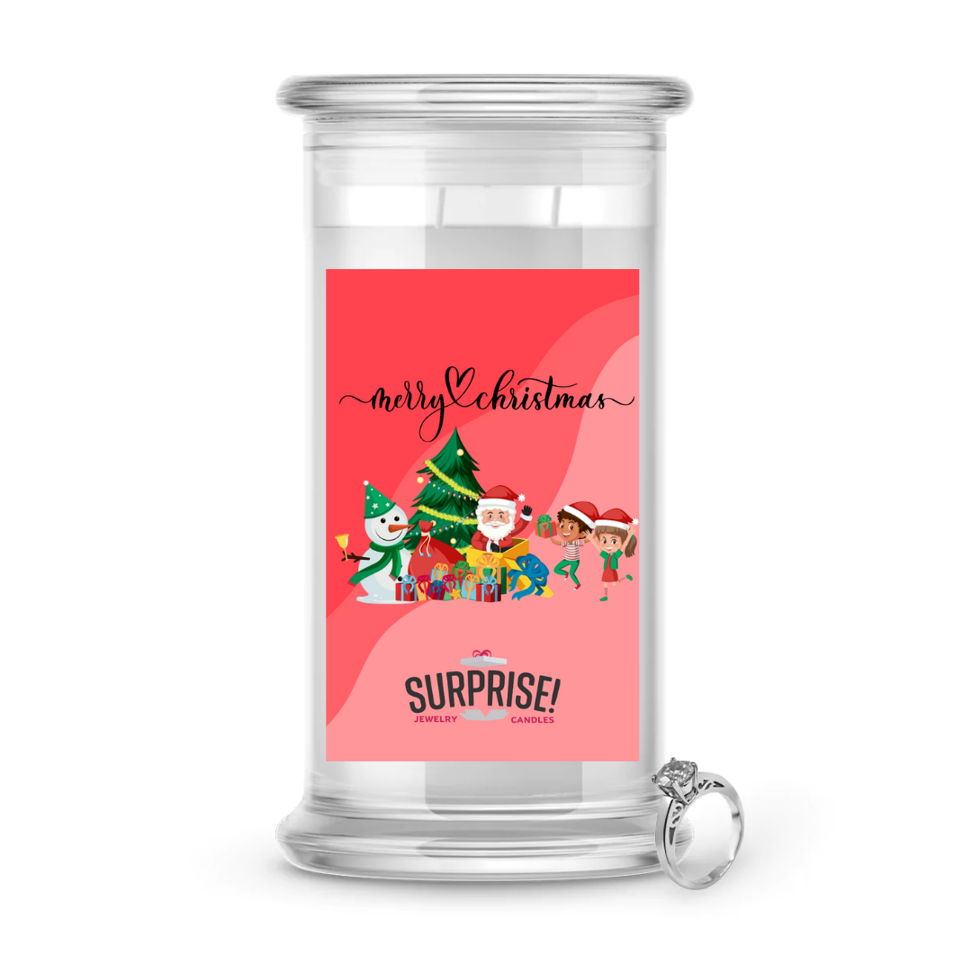 MERRY CHRISTMAS MERRY CHRISTMAS JEWELRY CANDLE