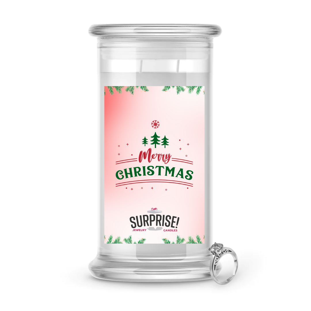 MERRY CHRISTMAS MERRY CHRISTMAS JEWELRY CANDLE