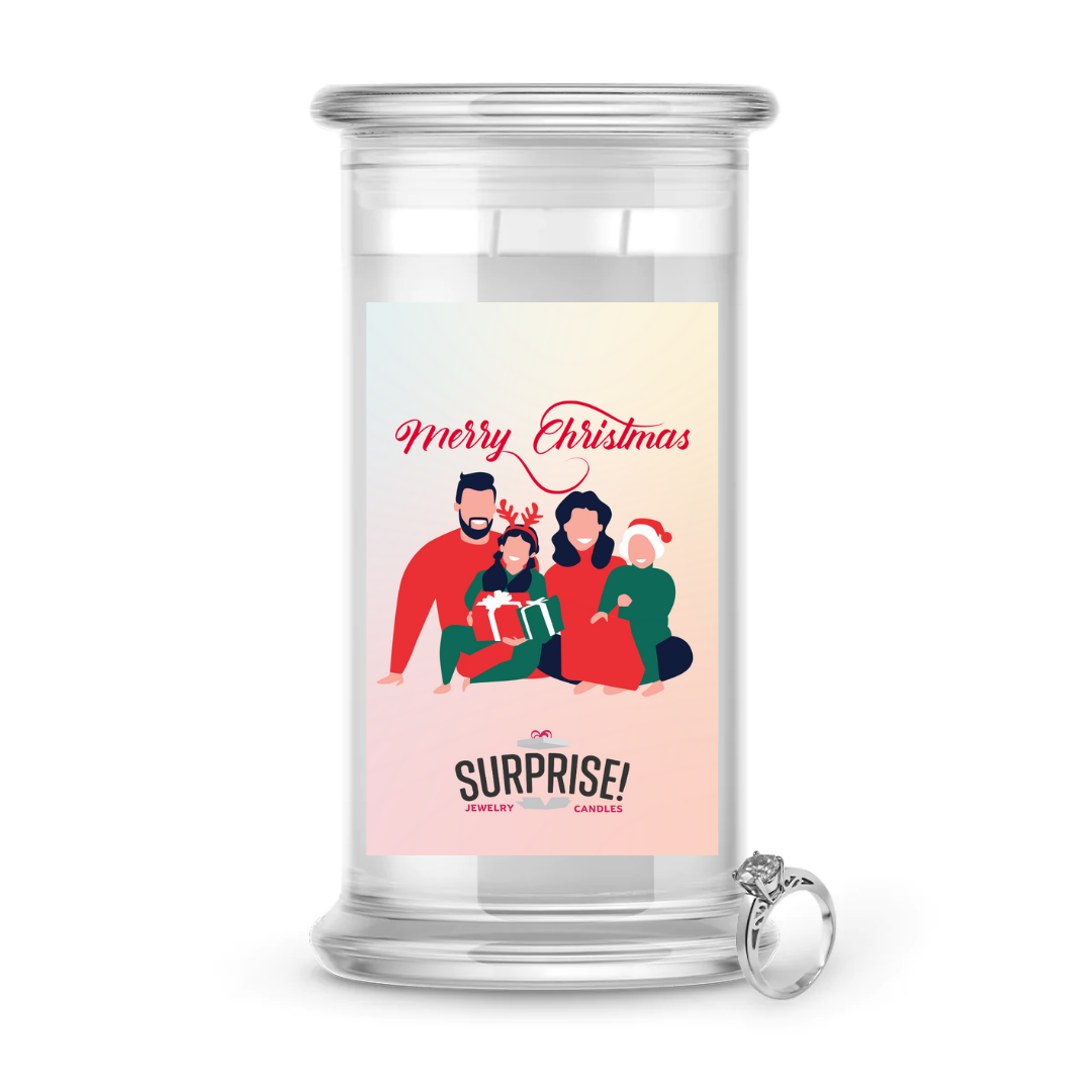 MERRY CHRISTMAS MERRY CHRISTMAS JEWELRY CANDLE