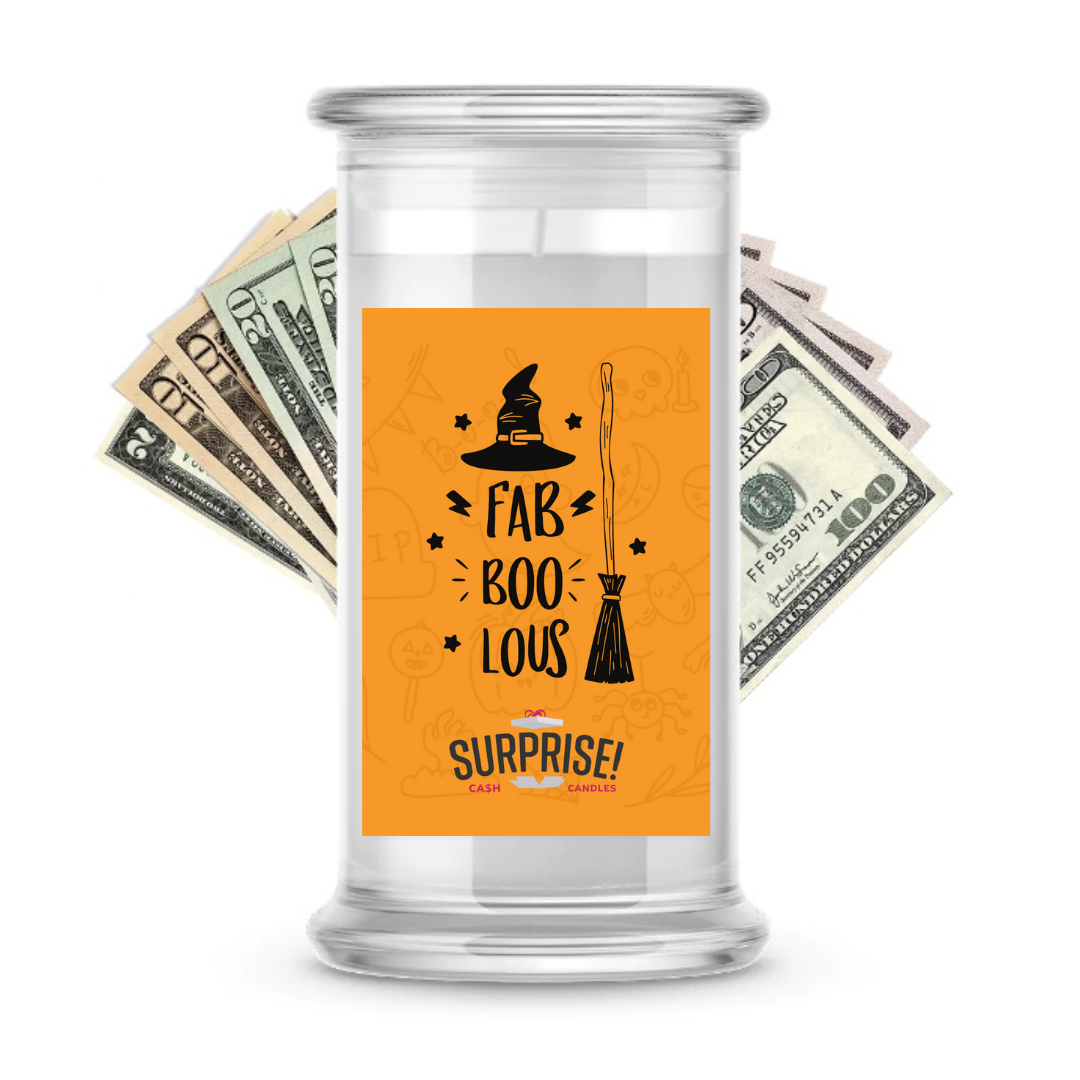 FAB BOO LOUS HALLOWEEN CASH CANDLE