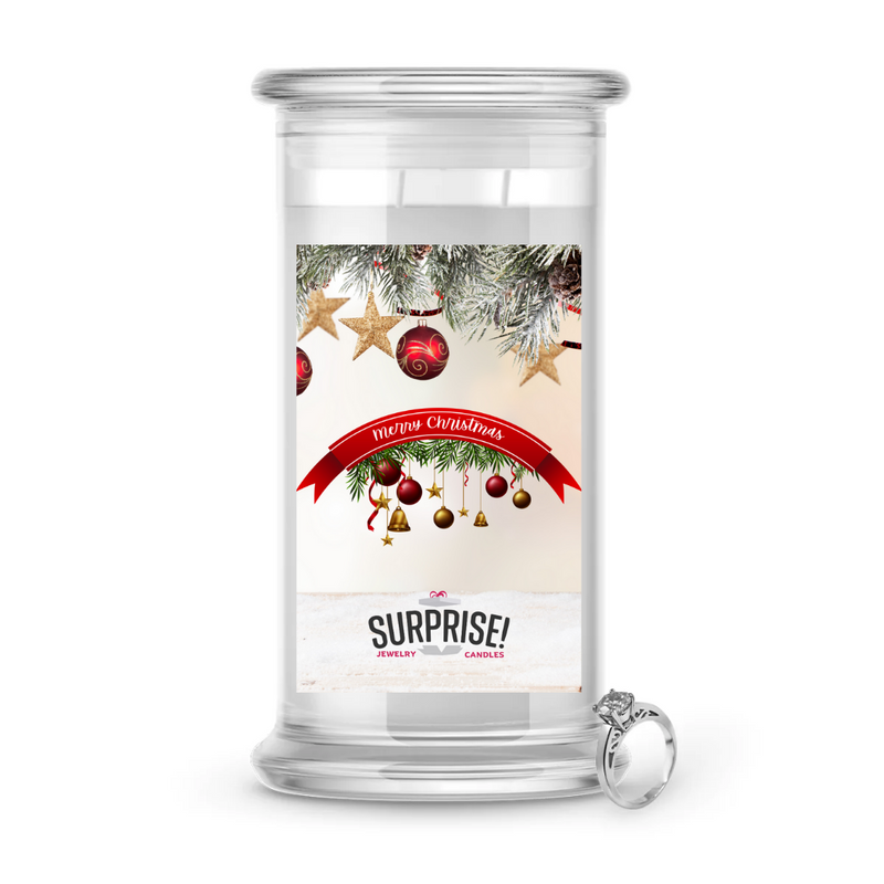 MERRY CHRISTMAS MERRY CHRISTMAS JEWELRY CANDLE