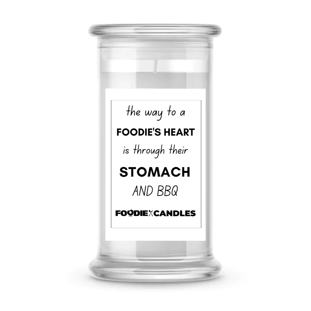 The way to a Foodie's heart is through Their stomach and BBQ | Foodie Candles
