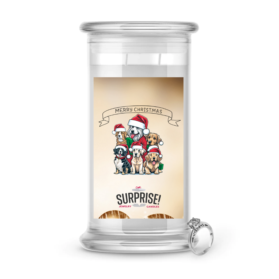 MERRY CHRISTMAS MERRY CHRISTMAS JEWELRY CANDLE