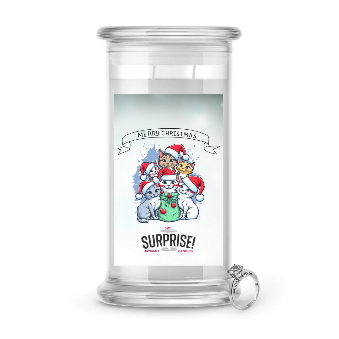 MERRY CHRISTMAS MERRY CHRISTMAS JEWELRY CANDLE