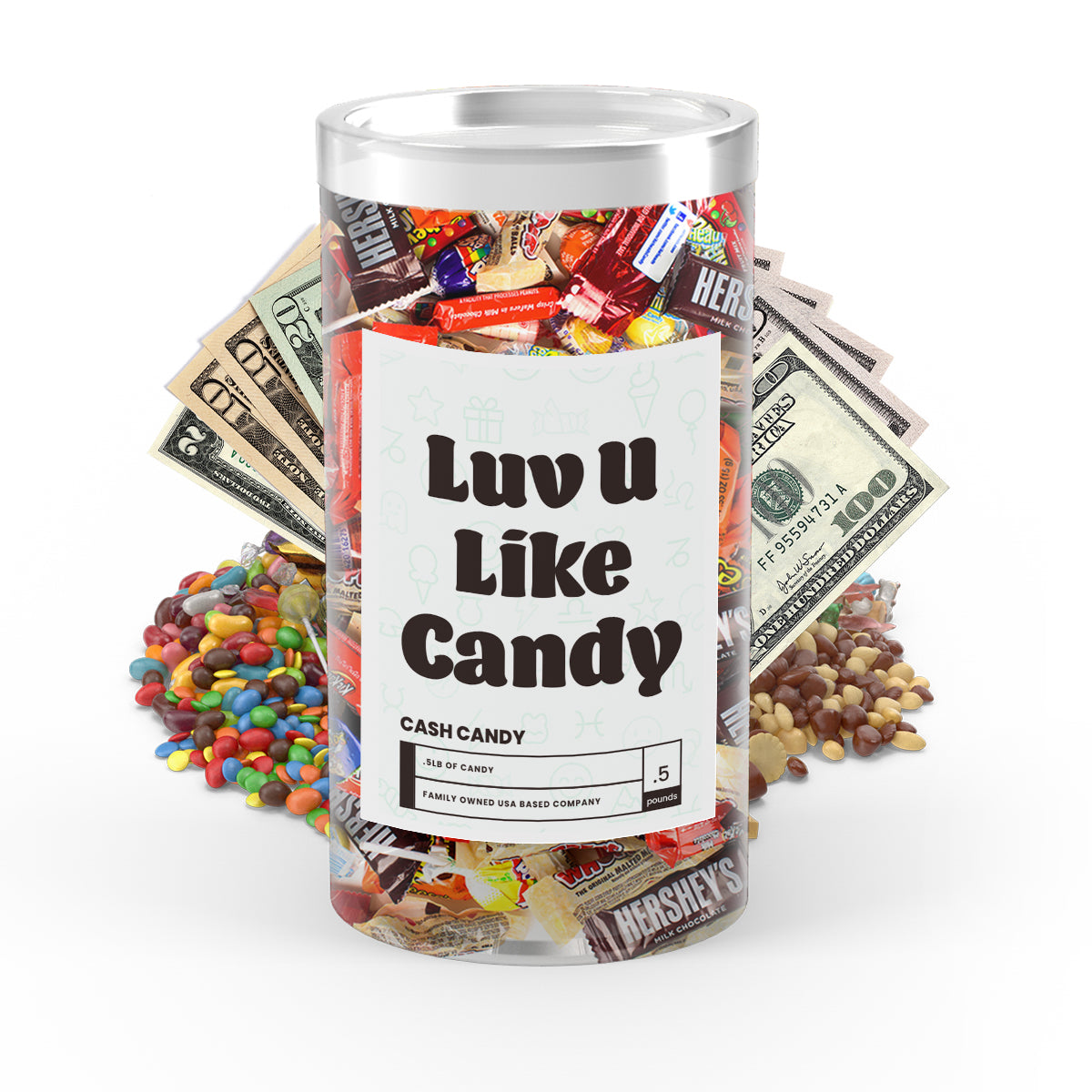 Luv U Like Candy Cash Candy