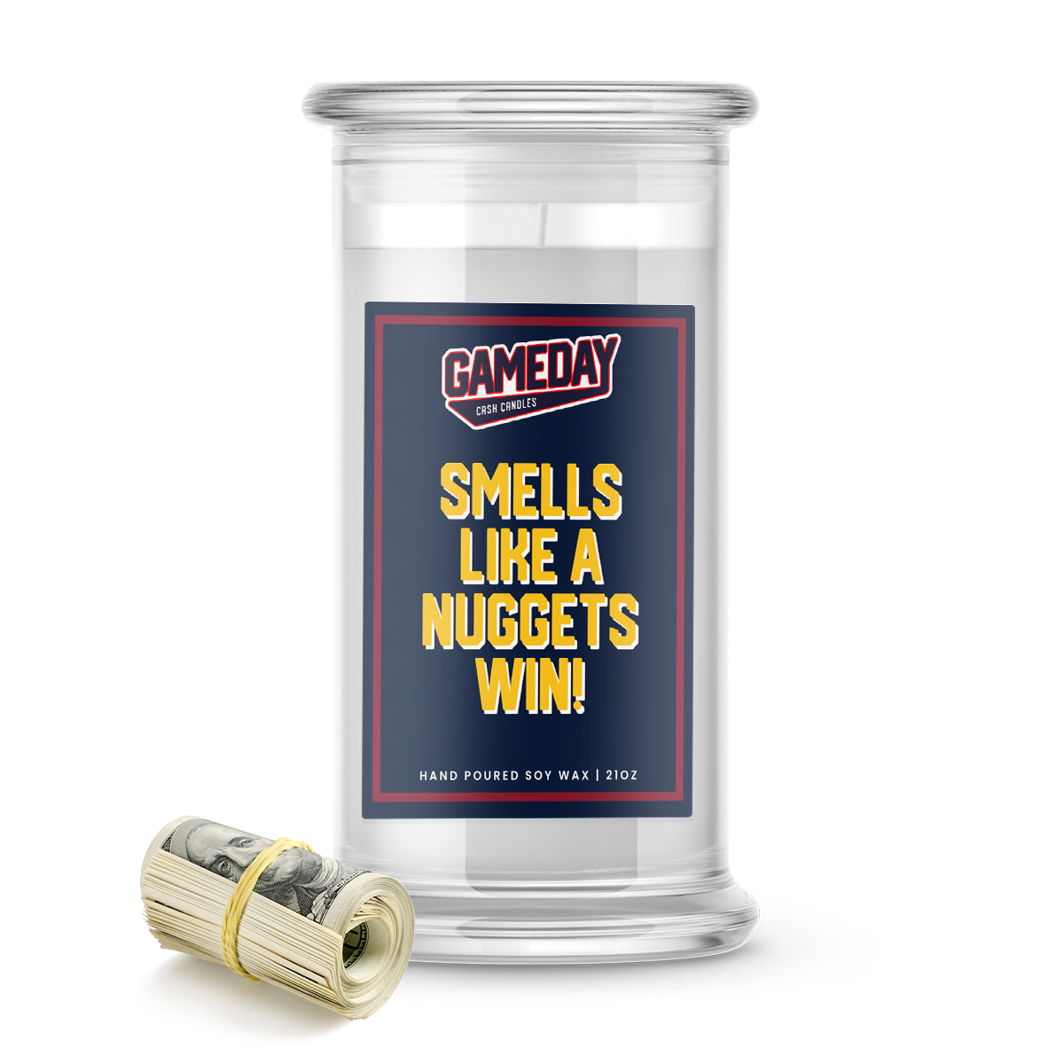Denver Nuggets Game Day Cash Candles