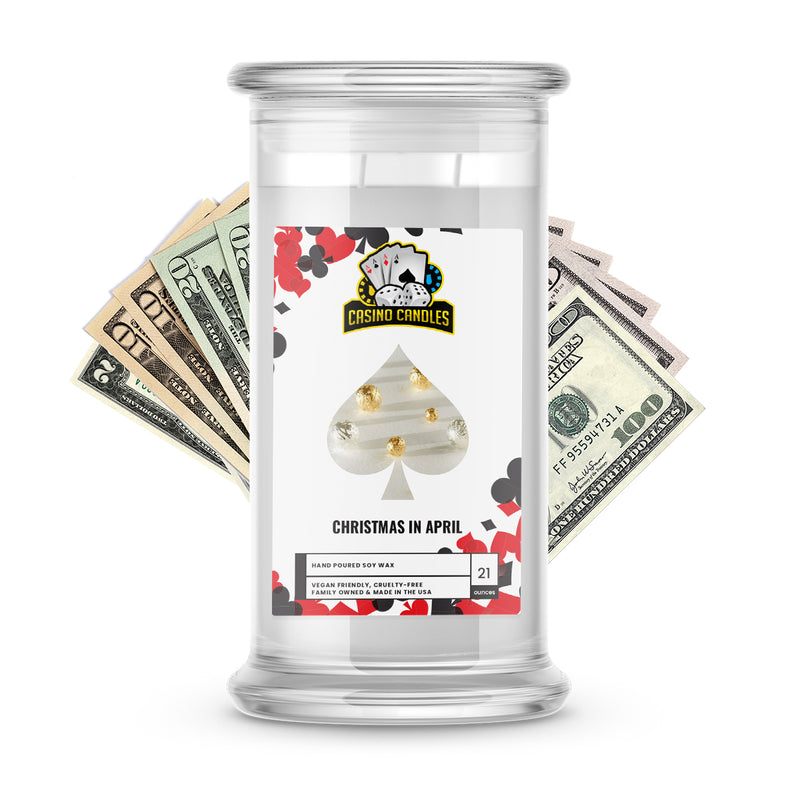 Christmas In April | Cash Casino Candles