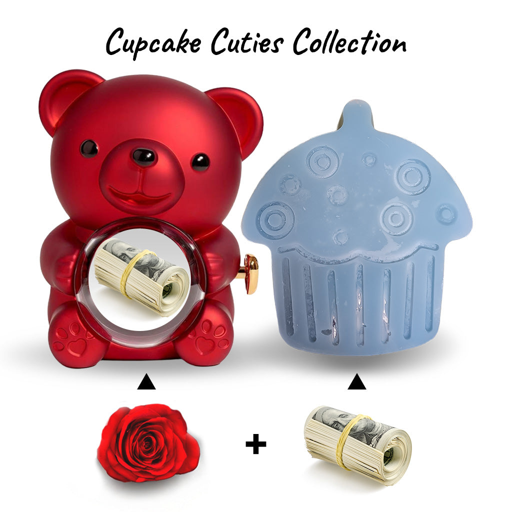 CUPCAKE CUTIES CASH SURPRISE COLLECTION Jewelry Candles, Cash Candles, Money Candles, Cash Wax Melts, Cash Bath Bombs, Money Soaps CUPCAKE CUTIES CASH SURPRISE COLLECTION Jewelry Candles, Cash Candles, Money Candles, Cash Wax Melts, Cash Bath Bombs, Money Soaps
