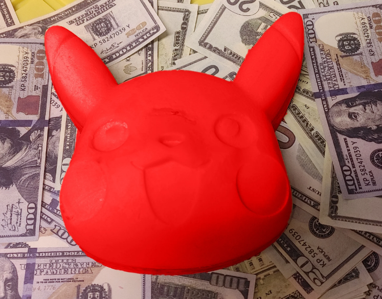 red pikachu cash wax melts