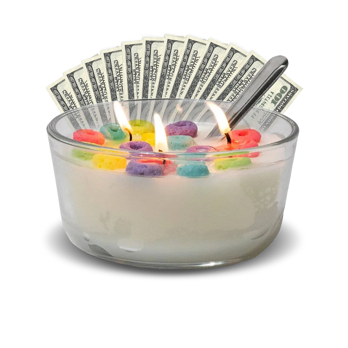 Rice Krispies Cereal Bowl Cash Luxury Candles