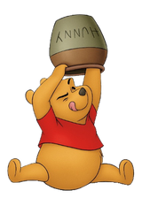 Giant Winnie the Pooh Inspired Cash Wax Melt