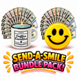 Send-A-Smile! Cash Wax Melt + Caribbean Coconut Coffee Mug Cash Candle Bundle