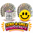 Send-A-Smile! Cash Wax Melt + Carnival Cotton Candy Coffee Mug Cash Candle Bundle