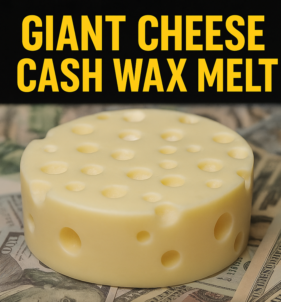 Giant Block Of Cheese Shaped Cash Wax Melt – Jewelry Candles - Cash  Candles, Money Candles, Candles, Cash Wax Melts, Money Wax Melts