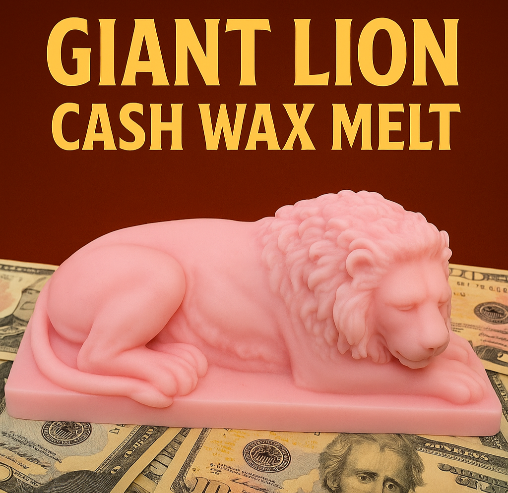 Giant Lion Shaped Cash Wax Melt