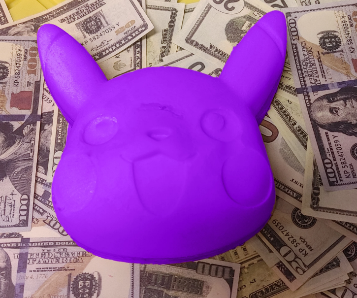 purple pikachu cash wax melts