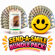 Send-A-Smile giant smiley cash wax melt paired with Better Than Sex Cash Candle