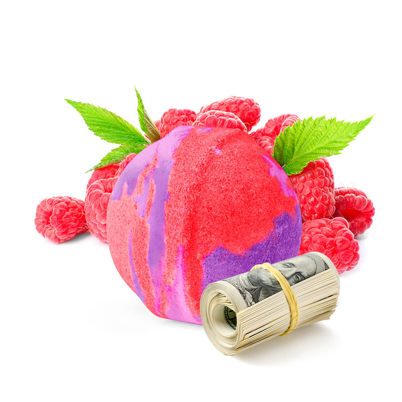 Rockin' Raspberry Cash Bath Bomb