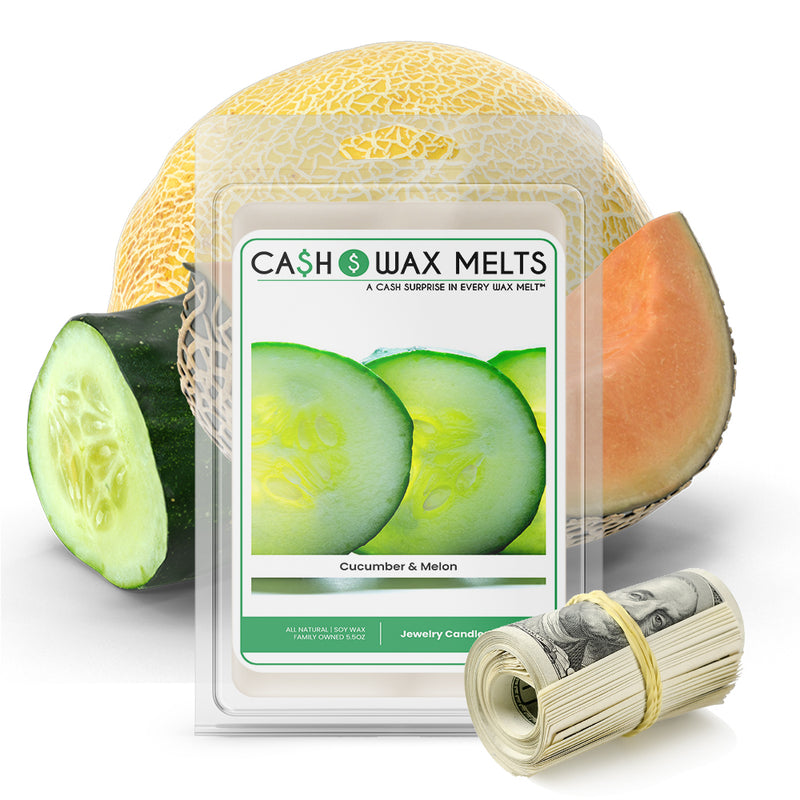 Cucumber And Melon Cash Wax Melt