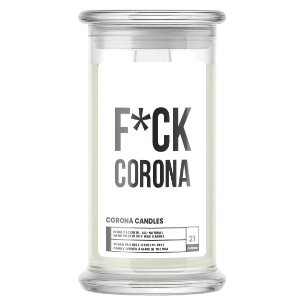 Fuck Corona Candle (Plain Candle, Nothing Inside!)
