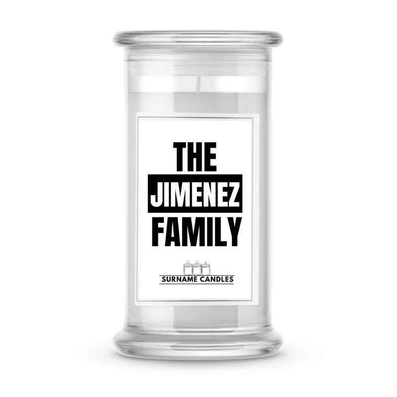 The Jimenez Family | Surname Candles