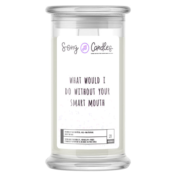 What Would I Do Without Your Smart Mouth | Song Candles
