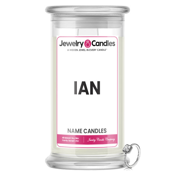 IAN Name Jewelry Candles
