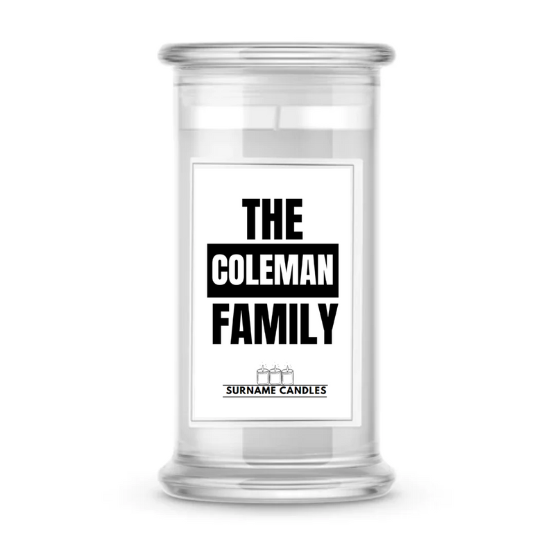The Coleman Family | Surname Candles