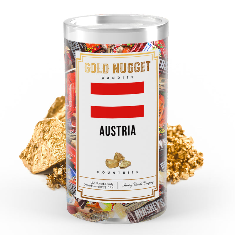 Austria Countries Gold Nugget Candy
