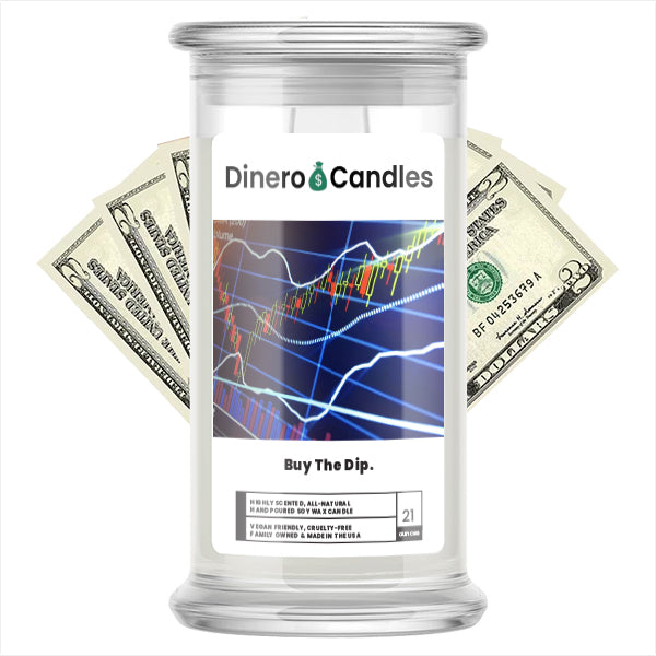 Buy the Dip. - Dinero Candles