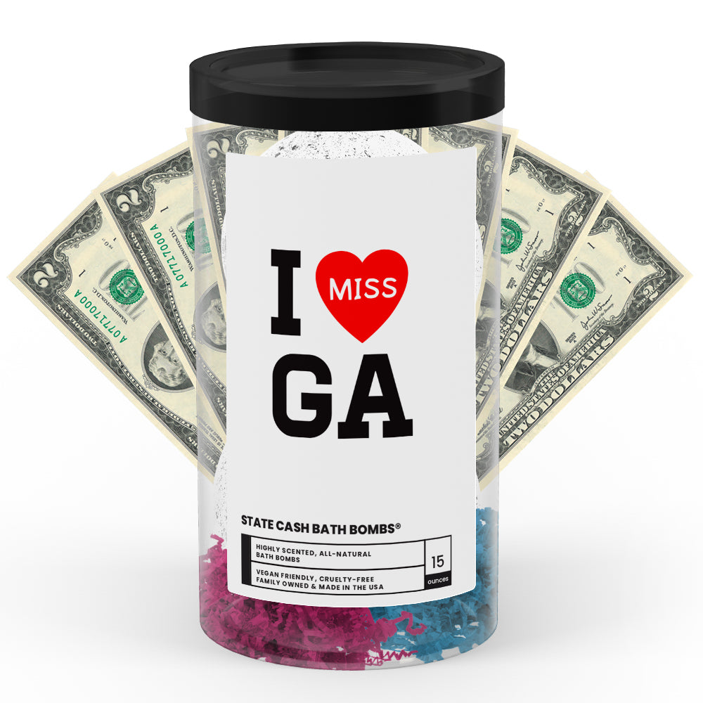 I miss GA State Cash Bath Bombs