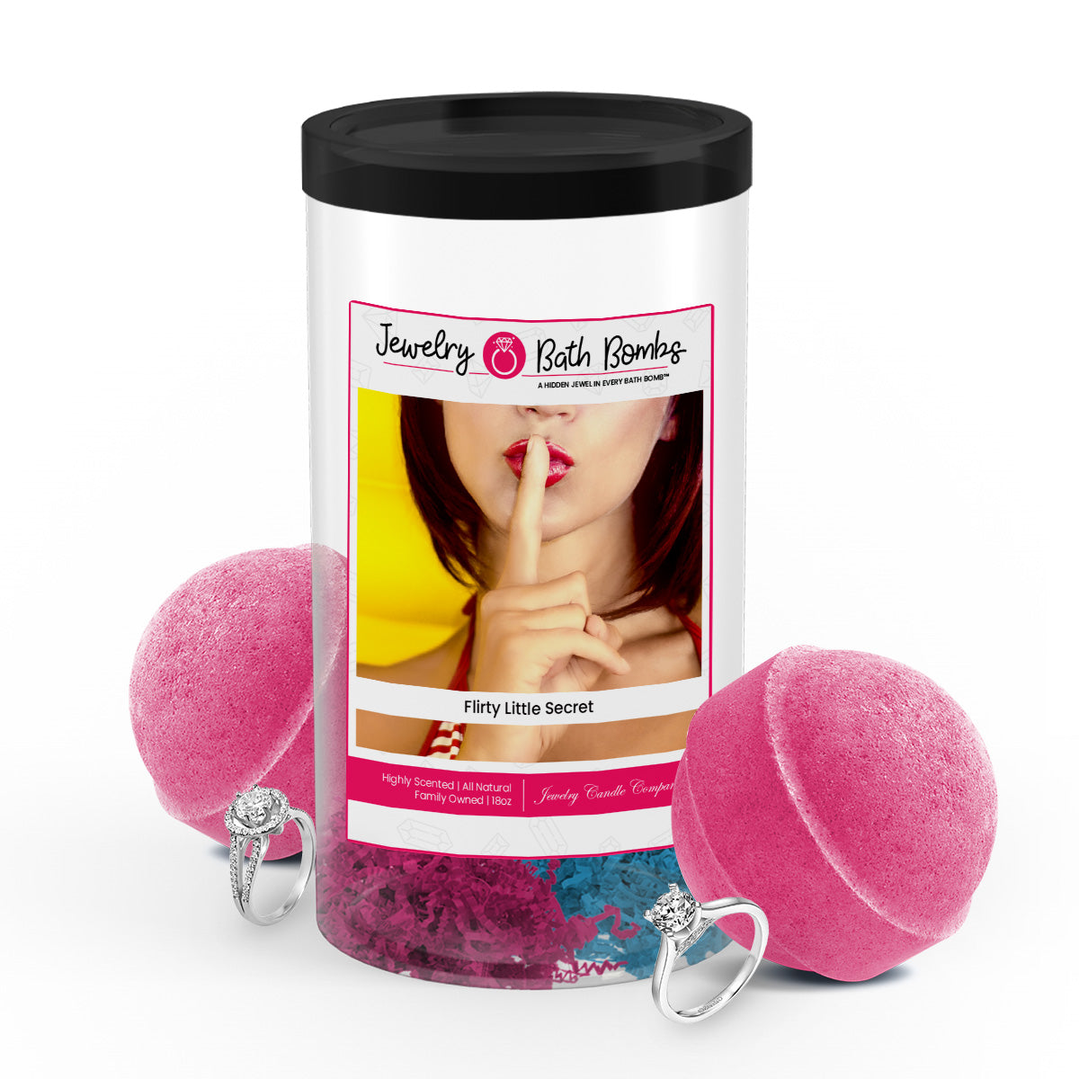 Flirty Little Secret Jewelry Bath Bombs Twin Pack