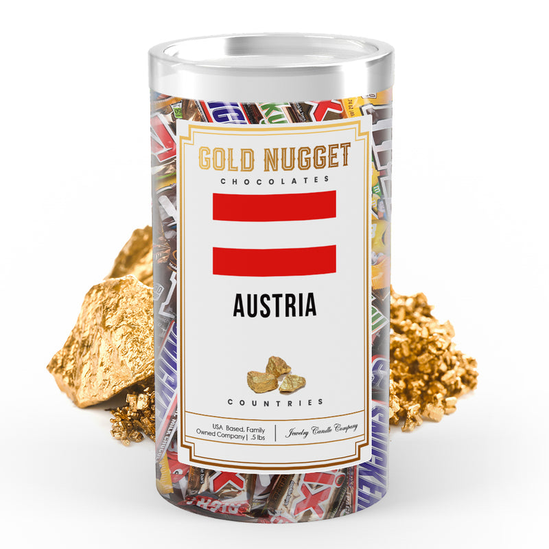 Austria Countries Gold Nugget Chocolates