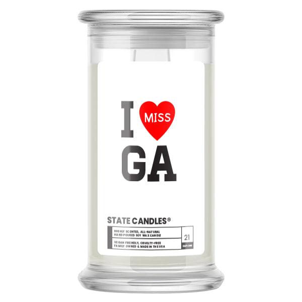 I miss GA State Candle